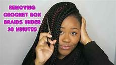 How To Clean Crochet Braids by How To Remove Crochet Braids 30 Minutes How To Clean Crochet Braids