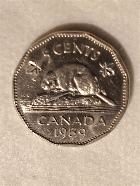 1959 Canadian 5 Cents - For Sale, Buy Now Online - Item #659834