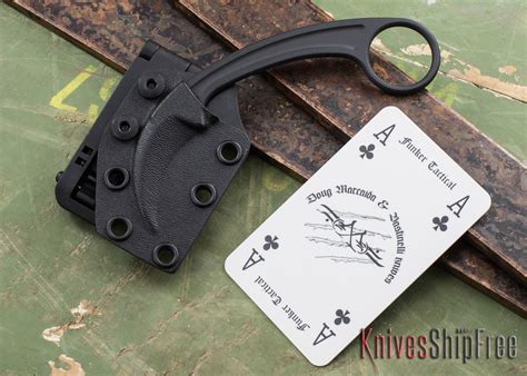 Bastinelli Knives: Pika - Black PVD N690CO - Karambit by Doug Marcaida