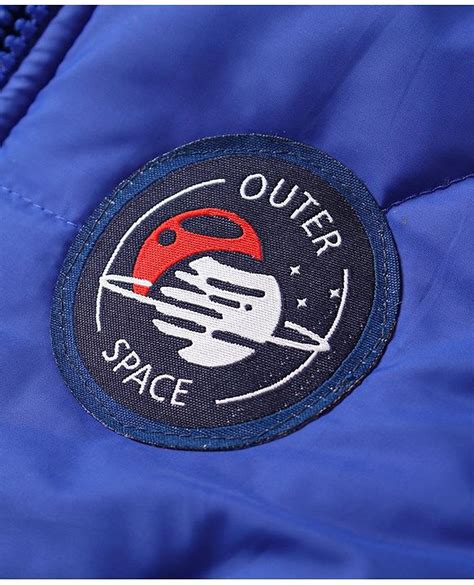 Babyhug Full Sleeves Hooded Padded Jacket - Blue