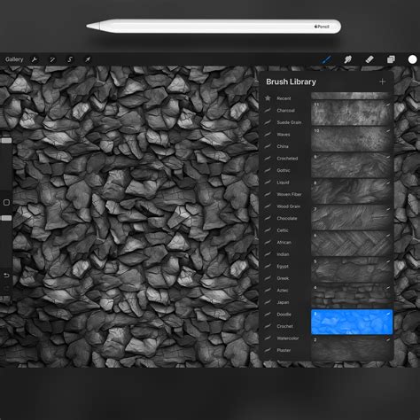 ArtStation - 80 Procreate Charcoal Textures | Procreate Charcoal ...