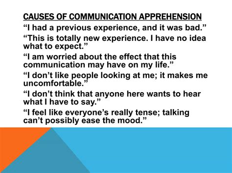 Communication apprehension notes | PPTX