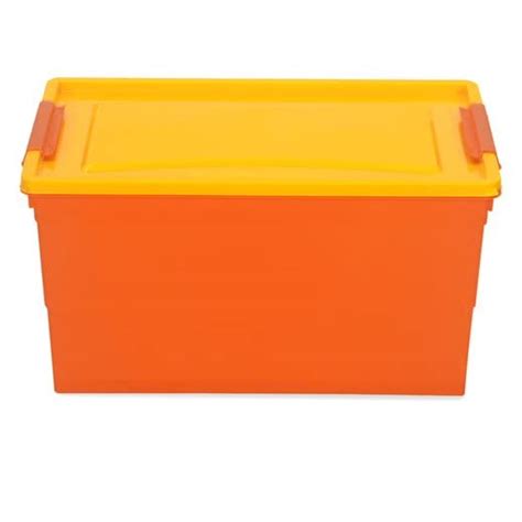 Buy Nilkamal SBPLA50L Storage Box 50 Ltr Plastic Stackable Bin Box with ...