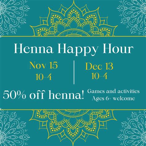 Henna Happy Hour, AiZen Root Remedy, Kansas City, 15 November 2025 ...