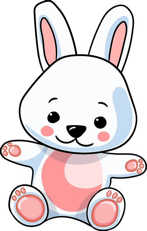 Cute Bunny Clipart - Cute Rabbit Clip Art - Png Download - Full Size ...