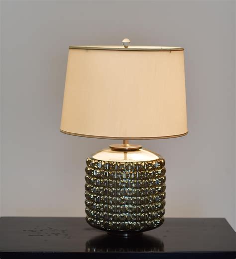 Geometric Mercury Glass Cylinder TABLE LAMP For Sale at 1stDibs | small mercury glass lamp ...