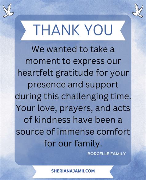 Thank You Notes After Funeral To Pastor at Qiana Flowers blog