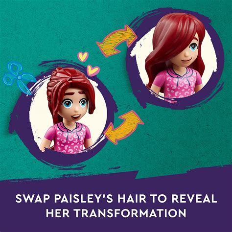 Buy LEGO Friends Hair Salon - Hairdressing Set with Paisley & Olly Mini ...