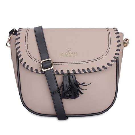 THE CLOWNFISH Rochelle Faux Leather Sling Bag - Waterproof, Casual Sty ...
