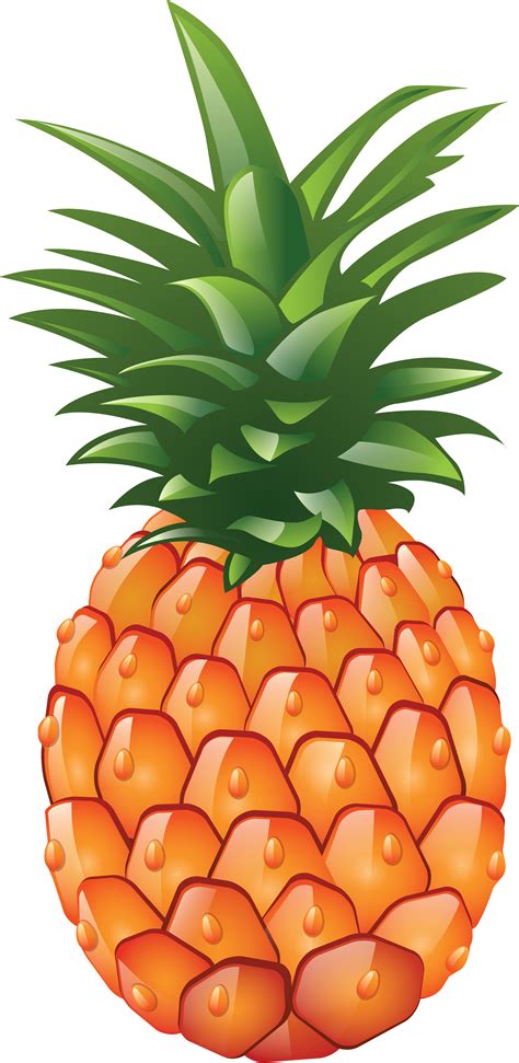 Cartoon Pineapple Cliparts - Free Download