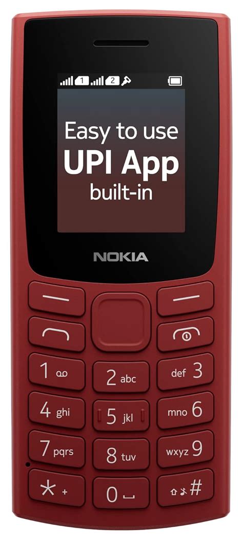 (Refurbished) Nokia All-New 105 Keypad Phone with Built-in UPI Payments ...