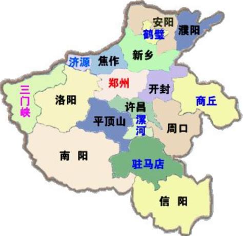 河南省地图_百度百科
