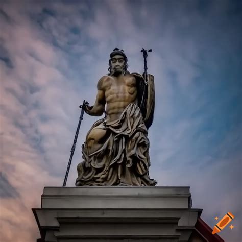 Statue of zeus in brasov on Craiyon