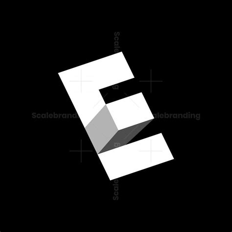 Letter E Isometric Identity Logo | Identity logo, Lettering, Geometric logo