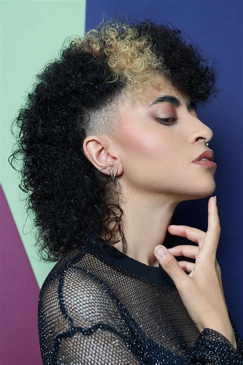 Curly Textured Mullet