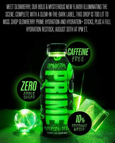 Limited Edition Prime Hydration Glowberry Variety Pack (15 Drinks, 16 ...