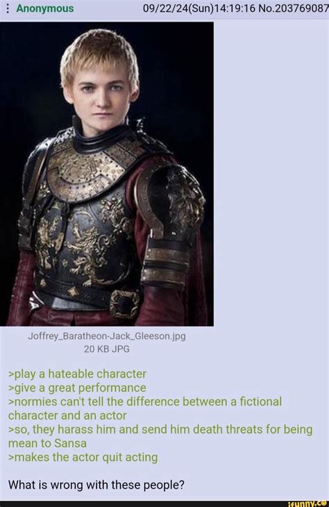 2 Anonymous No.203769087 Jotfrey_Baratheon-Jack_Gleeson.Jag 20 KB JPG =play a hateable character ...