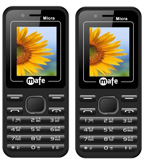 Mafe Micra Combo of Two Mobiles Dual Sim Mobile Phone with Digital ...