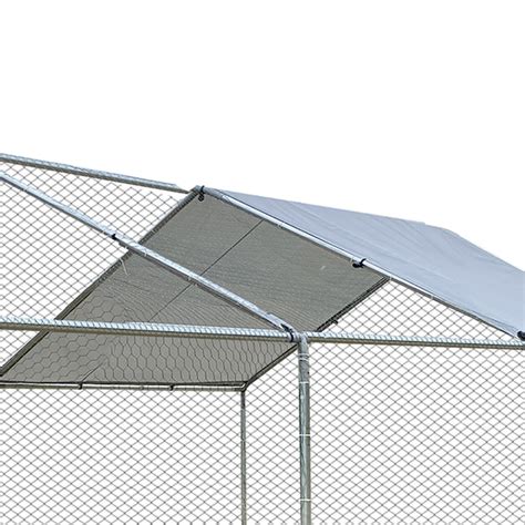 Maocao Hoom Silver Metal Chicken Coop in the Chicken Coops & Rabbit ...