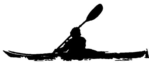 Canoe Clipart Black And White