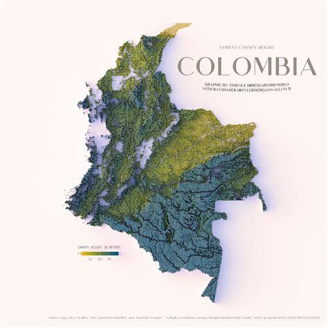 Map of Colombia with Capital and Major Cities