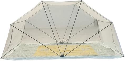 Comfort Mosquito Net Foldable Poly Cotton Mosquito Net (3 x 6 Ivory ...