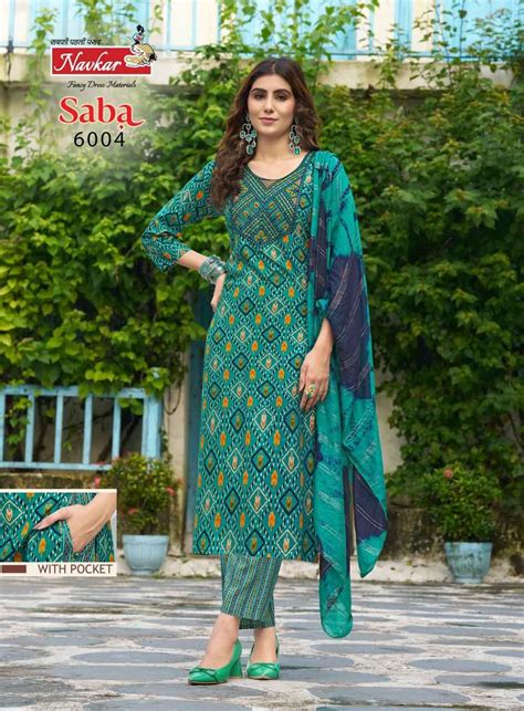 Navkar Saba Vol 6 Printed Kurti With Bottom Dupatta Collection