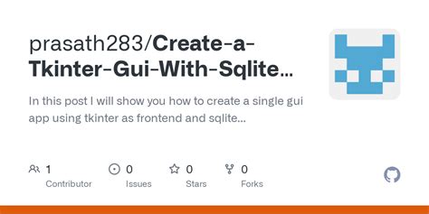 Image result for Python GUI Tkinter SQLite