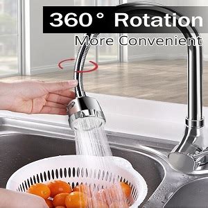 HOME CUBE 1 Pc 360 Degree Rotatable Water Faucet Bubbler Saving Tap ...