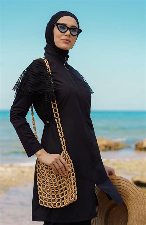 Black Modest Swimwear 21403-01 | Sefamerve