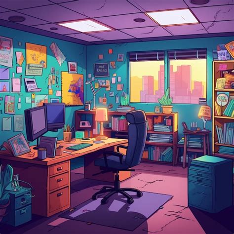 Computer Room Cartoon 的图像结果