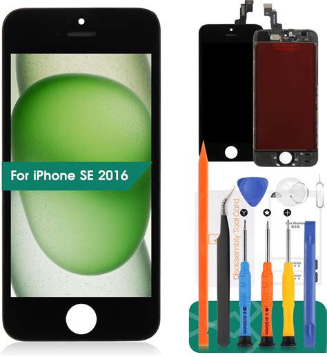 Amazon.com: LCD Screen Replacement for iPhone 5s/SE 2016 Touch Screen ...