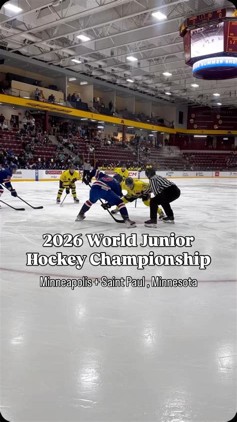 World Junior Hockey Schedule 2026