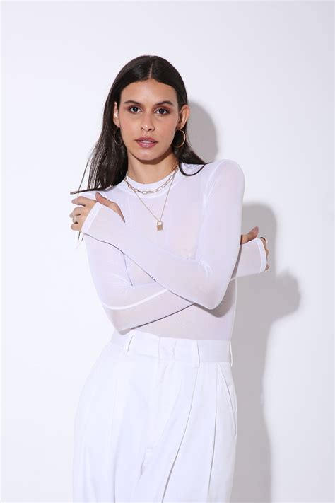 Spaced Out - High Neck Mesh Bodysuit - Solid – Savings Alert at Monokrom