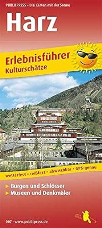 Buy Harz - cultural treasures, adventure guide and map 1:140,000 Book ...