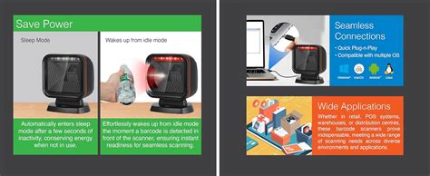 FINGERS QuickScan Omni Barcode Scanner (Quick Scan and CMOS Image ...