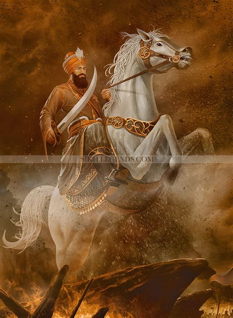 Portrait of Guru Gobind Singh Ji – Sikh Legends