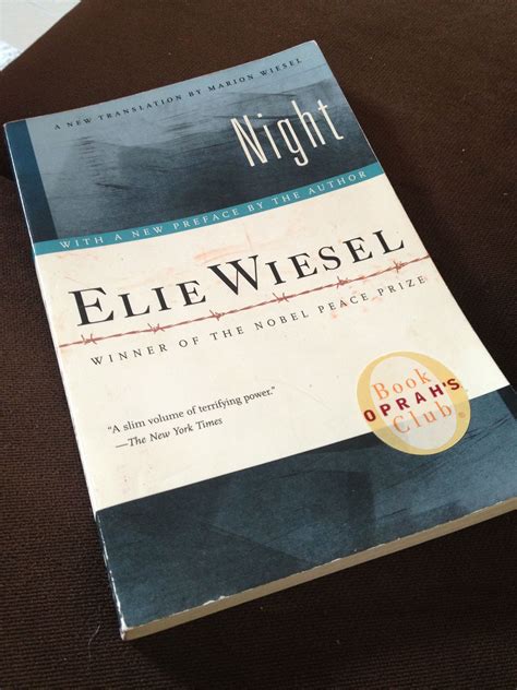 Night by Elie Wiesel | Elie wiesel books, Night by elie wiesel, Good books