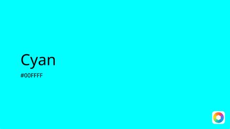 Image result for Cyan Color Code