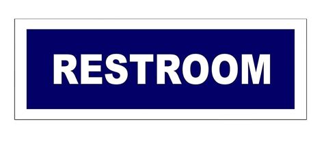 KREEPO Restroom Sticker (Pack of 2) : Amazon.in: Office Products