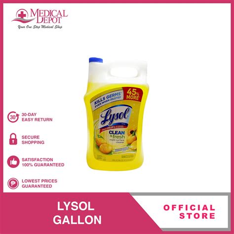 Lysol Disinfectant Concentrate Gallon | Shopee Philippines