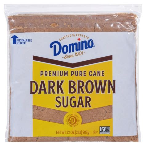 Domino Premium Pure Cane Dark Brown Sugar, 32 oz - Fairway