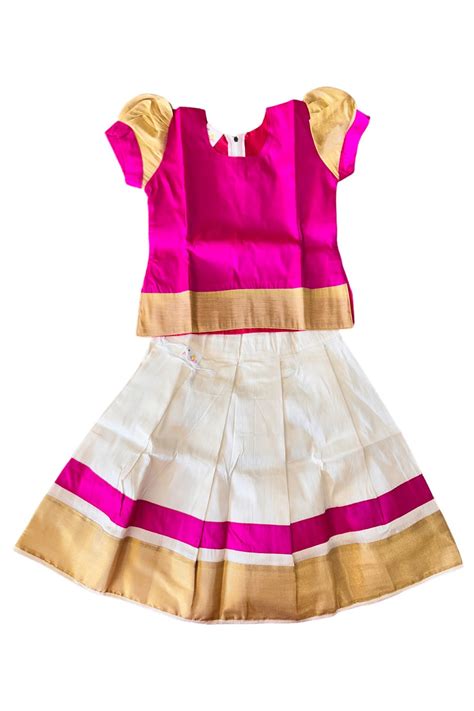Pattu Pavada & Half Sari for KIDS – kaitharikada.com