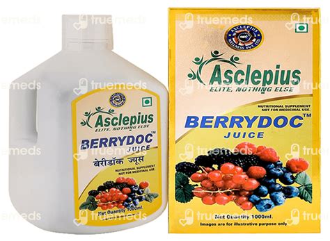 Asclepius Berrydoc Juice 1000 Ml - Uses, Side Effects, Dosage, Price ...