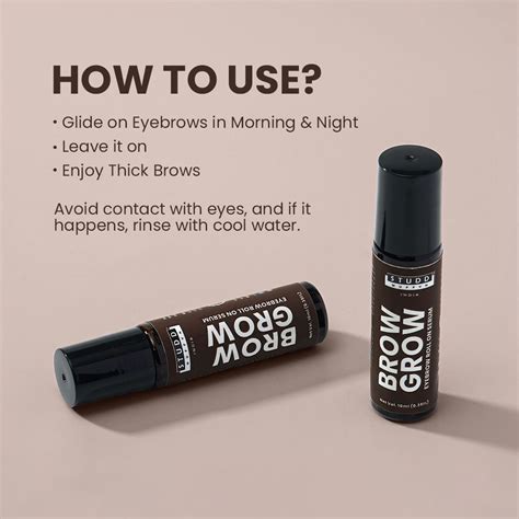 Brow Grow Eyebrow Roll On – Studd Muffyn