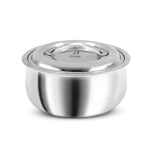 Buy Dhara Stainless Steel Divine 2100 Insulated Double Walled Hot Pot ...