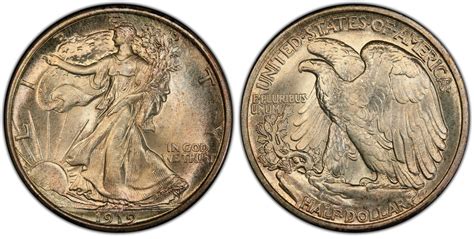 1919 50C (Regular Strike) Walking Liberty Half Dollar - PCGS CoinFacts