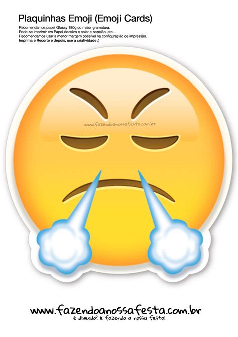 Plaquinhas Emoji Whatsapp para Imprimir Grátis | Emoji, Emojis, Fotos de emojis
