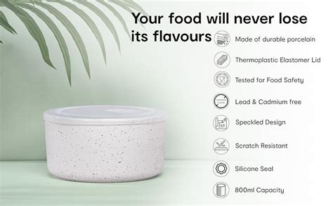 Buy Anko Premium Porcelain Bowl With Rotating Steam Release Vent Dial ...