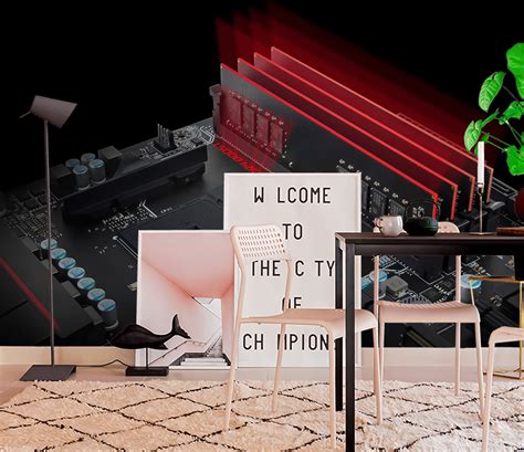 Image result for Computer Chip Mural Design